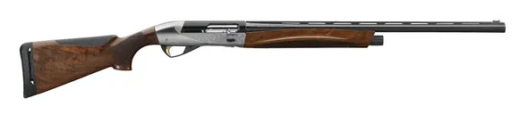 Benelli Ethos 12 Gauge 28" 4rd Semi Auto Shotgun, Nickel Engraved - 10462 - Benelli