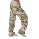Rothco Womens Vintage Paratrooper Fatigue Pants - Subdued Pink Camo, Small - Rothco