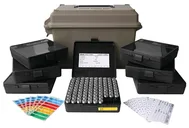 MTM 45 ACP Ammo Can w/ 7 P-100-45 Cases - Dark Earth - - ACC45 - MTM Case-gard