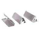 Rothco Military Web Belt Tips - Chrome - Rothco