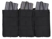 Rothco Molle Triple Mag Pouch - Black - Rothco