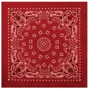 Rothco Trainmen Paisley Bandana - 22 X 22, Red - White - Rothco