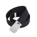 Rothco Web Belts - 54 Inches Long, Chrome, Black - Rothco
