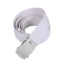 Rothco Web Belts - 44 Inches Long, Chrome, White - Rothco