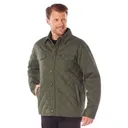 Rothco Diamond Quilted Cotton Jacket - Olive Drab, Small - Rothco