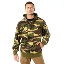 Rothco Every Day Pullover Hooded Sweatshirt - Woodland Camo, Small - Rothco