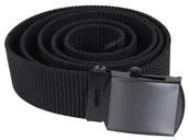Rothco Nylon Web Belt - Black Webbing, Waist Size 54 - Rothco