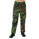 Rothco Vintage Vietnam Rip-Stop Fatigue Pants - Woodland Camo, Medium - Rothco