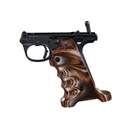 Volquartsen Laminated Grip Fits Ruger Mark IV 22/45, Brown - Volquartsen