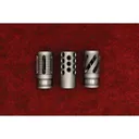 KIDD 0.92" Muzzle Brake 1/2-28, Silver - Kidd Innovative Design