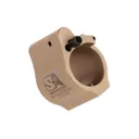 Superlative Arms Solid Set Screw Direct Impingement Adjustable Gas Block 0.75" x 1", Tan - Superlative Arms