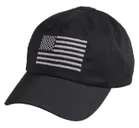 Rothco Tactical Operator Cap With Us Flag - Black - Rothco