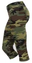 Womens Camo Workout Performance Capris - X-Small - Rothco