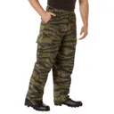 Rothco Vintage Vietnam Rip-Stop Fatigue Pants - Tiger Stripe Camo, 3X-Large - Rothco