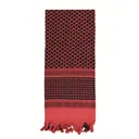 Rothco Lightweight Shemagh Tactical Desert Keffiyeh Scarf - Red - Black - Rothco