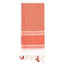 Rothco Lightweight Shemagh Tactical Desert Keffiyeh Scarf - Red - White - Rothco