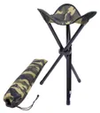 Rothco Collapsible Stool With Carry Strap - Woodland Camo - Rothco