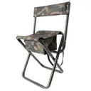 Rothco Deluxe Folding Stool With Pouch - Woodland Camo - Rothco