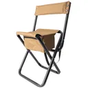 Rothco Deluxe Folding Stool With Pouch - Coyote Brown - Rothco