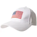 Rothco Usa Flag Low Profile Cap - White - Rothco