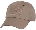 Rothco Tactical Operator Cap With Us Flag - Khaki - Rothco