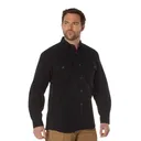 Rothco Heavy Weight Solid Flannel Shirt - Black, 2X-Large - Rothco