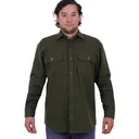 Rothco Heavy Weight Solid Flannel Shirt - Olive Drab, 2X-Large - Rothco