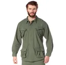 Rothco Vintage Vietnam Fatigue Rip-Stop Shirt - Olive Drab, 5X-Large - Rothco