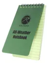 Rothco All-Weather Waterproof Notebook - Olive Drab, 3 X 5 - Rothco