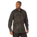 Rothco Midnight Camo Flannel Shirt - Midnight Black Camo, X-Large - Rothco