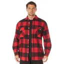 Rothco Extra Heavyweight Buffalo Plaid Flannel Shirt - Red Plaid, 4X-Large - Rothco