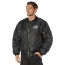 Rothco Thin Blue Line Flag Ma-1 Flight Jacket - 3X-Large - Rothco
