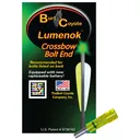 Lumenok Crossbow Nocks Green Flat Gold Tip 3 pk. - Lumenok