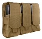 Rothco Universal Triple Mag Rifle Pouch - Coyote Brown - Rothco
