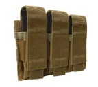 Rothco Molle Triple Pistol Mag Pouch - Coyote Brown - Rothco