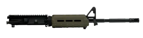 PSA 16" Nitride 1:7 M4 Carbine 5.56 NATO MOE AR-15 Upper Assembly, OD Green - with BCG/CH - Palmetto State Armory