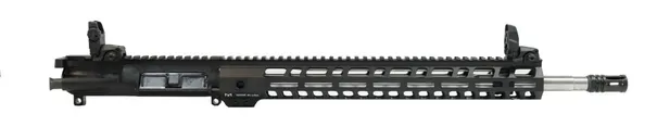 PSA 18" Rifle Length .223 Wylde 1/7 Stainless Steel 15" Lightweight M-lok Upper With BCG, CH, & MBUS Sight Set - 516446673 - Palmetto State Armory