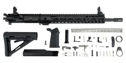 PSA AR-15 Rifle Kit 5.56 16" Nitride 1:7 Mid-Lgth 13.5" LTWT M-Lok MOE w/ MBUS Sights - Palmetto State Armory