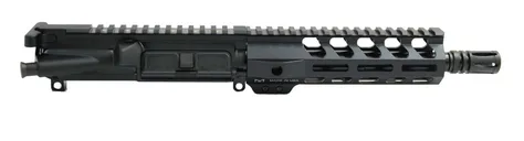 PSA 8.5" Pistol-length 5.56 NATO 1/7 Nitride  7" Lightweight M-Lok Upper with BCG & CH - 516447525 - Palmetto State Armory