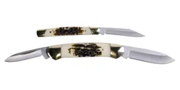 Buck Knives Collector's Tin Knife Set 2-Pack, Imitation Stag - Buck Knives
