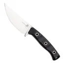 Microtech Akris With Leather Sheath, Black - Microtech Knives