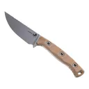 Microtech Akris With Leather Sheath, Dark Earth - Microtech Knives
