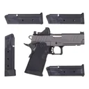 Springfield Prodigy Double Stack 1911 Bundle 4.25" 9mm (3)17rd/ (1)20rd Pistol, Tung/Black w/ Viridian RFX11 Green Dot Optic and Bag - PH9117AOSBT-PAC - Springfield Armory