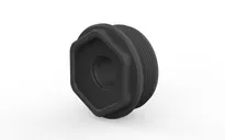 Breek Arms - Direct-Thread Universal Suppresor HUB, Titanium 5/8x24 - BRK4600ti - Breek Arms