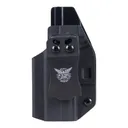 We The People Holsters Glock 43/43X MOS RDS IWB Left Handed Holster Red Dot Cut, Black - We The People Holsters