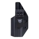 We The People Holsters Smith & Wesson Shield 4" 9/40 IWB Left Handed Holster Red Dot Cut, Black - We The People Holsters