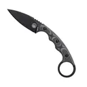 Beretta Crater Moon Fixed Blade Knife, Dark Gray/Black - Beretta