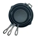 Bayou Classic 3-pc Skillet Set , 10-in/12-in/14-in - Bayou Classic