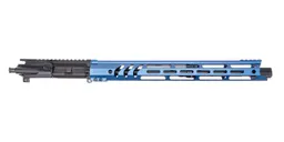 PSA 16" 5.56 NATO 17" LSA Ravage Hex M-LOK Upper With Linear Comp - No BCG or CH; Blue - Palmetto State Armory