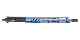 PSA 16" 5.56 NATO 15" LSA Ravage Hex M-LOK Lightweight Upper - No BCG or CH, Blue - Palmetto State Armory